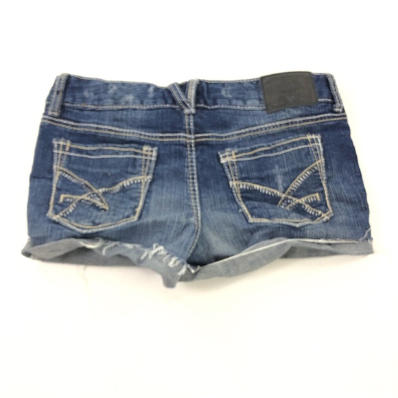 Amethyst Women’s Blue Jean Denim Shorts 5 - Picture 4 of 7